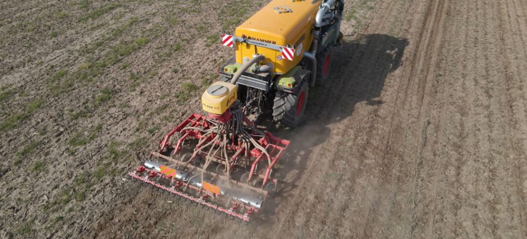 Preparazione terreno liquamazione
